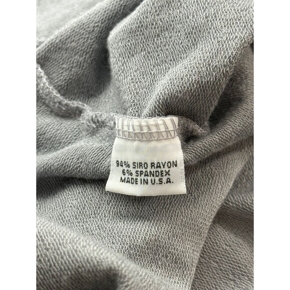 Bryn Walker Jessie Tunic Gray Short Sleeve Rayon Spandex Lagenlook Travel Size S - Picture 9 of 11